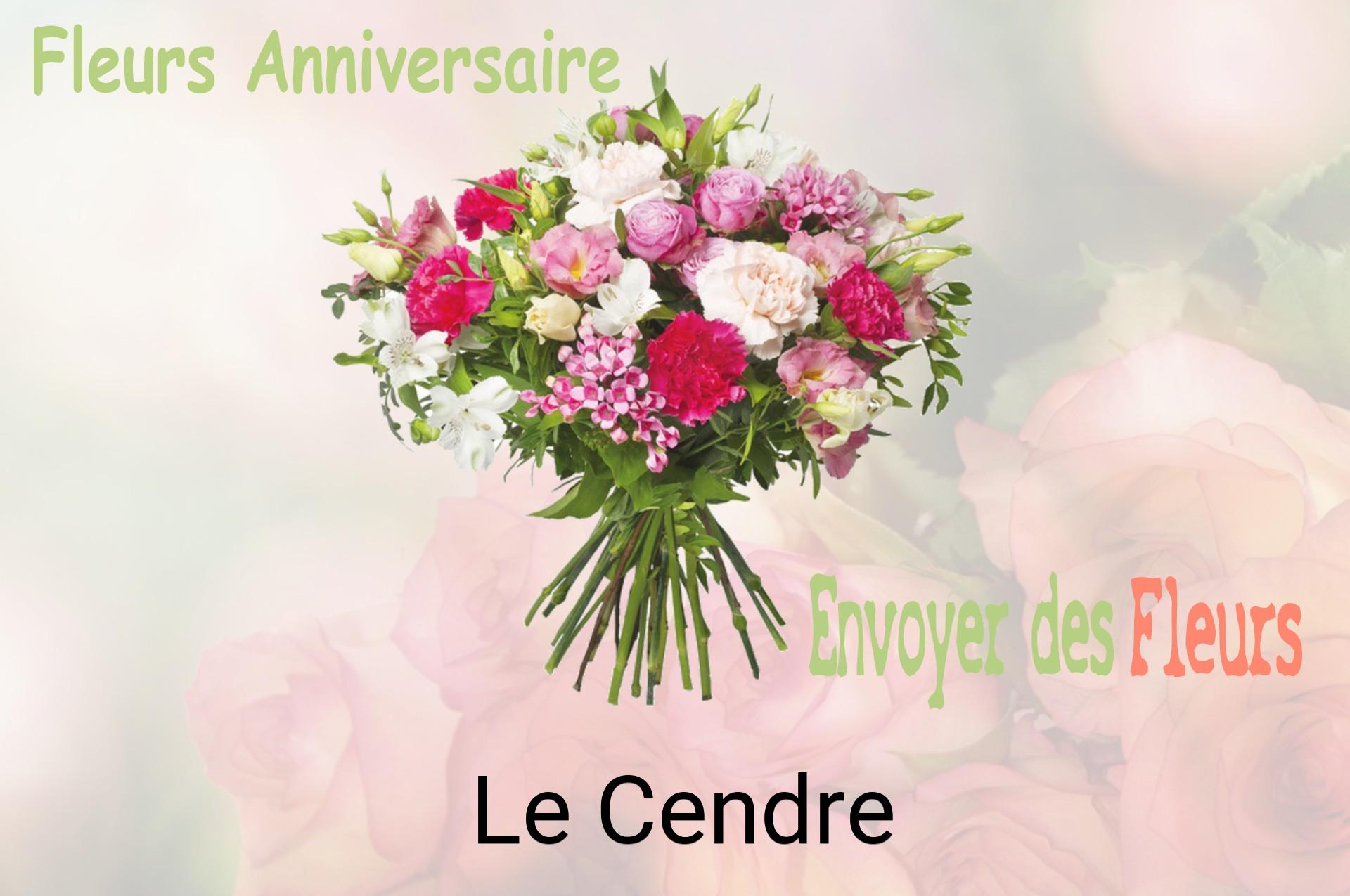 Bouquet de fleurs d’anniversaire livré à Le Cendre